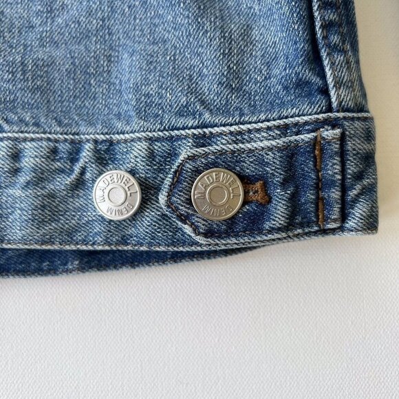 Madewell The Oversized Jean Jacket in Capstone Wash XS - Picture 8 of 12